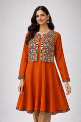 2 Piece Lawn Frock (CR3557)