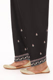 1 Piece Shalwar in Black Cambric (CZ3217)