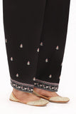 1 Piece Shalwar in Black Cambric (CZ3217)