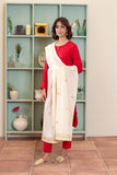 1 Piece Shawl in Off White Lawn Karandi (CZ3258)