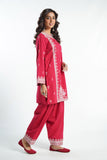 Ethnic Maroon in Maroon coloured Cambric fabric 2