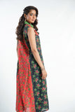 Ralli Patch 2 in Multi coloured Printed Slub Khaddar fabric 3