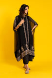 Afghan in Black coloured Pk Chiffon fabric 2