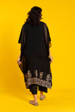 Afghan in Black coloured Pk Chiffon fabric 3