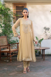 2 Piece Chiffon Suit (FR1035)