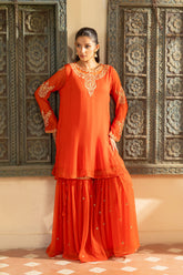 1 Piece Chiffon Frock (FR1065)