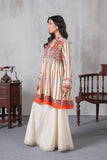 1 Piece Raw Silk Frock (FR1074)