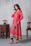 1 Piece Raw Silk Frock (FR1076)