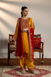 3 Piece Suit Chiffon Suit (FR1091)
