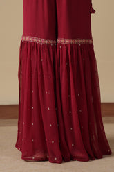 1 Piece Chiffon Gharara (FZ0930)