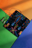 Kalamkari in Multi coloured Printed Lawn fabric