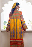 Boho Long in Multi coloured Pak Raw Silk fabric 3