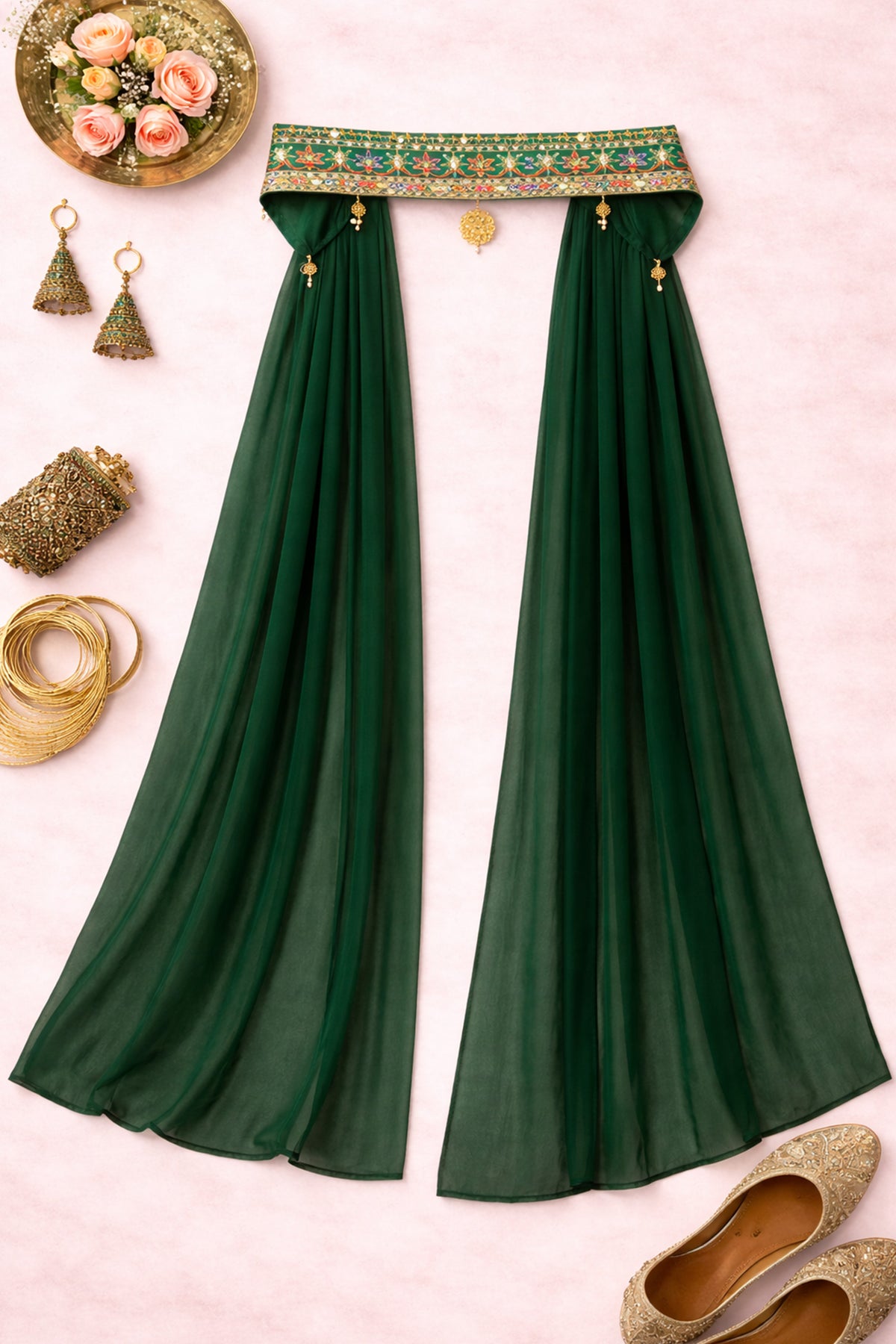 1 Piece Chiffon Dupatta (FZ0999)