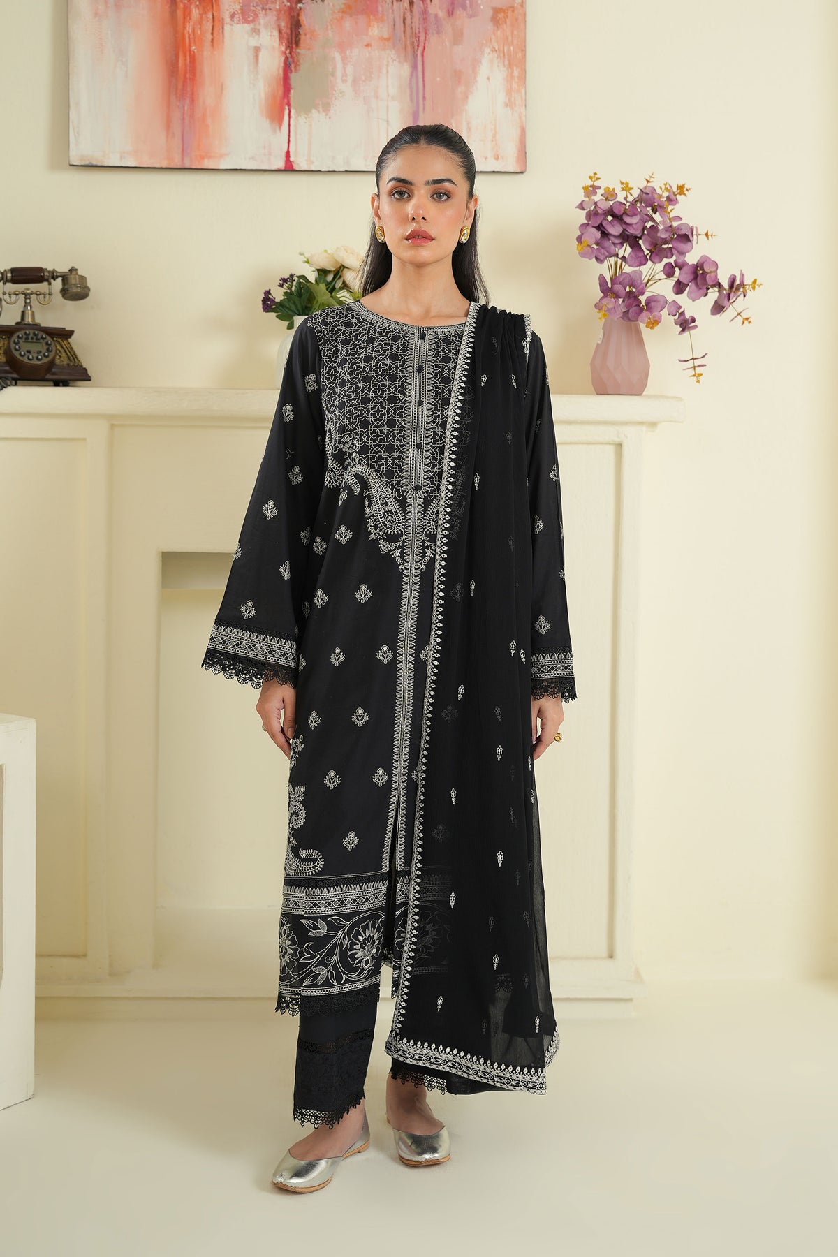 1 Piece Chiffon Dupatta (FZ0923)