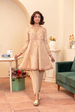 2 Piece Suit in Beige Lawn (CR3429)