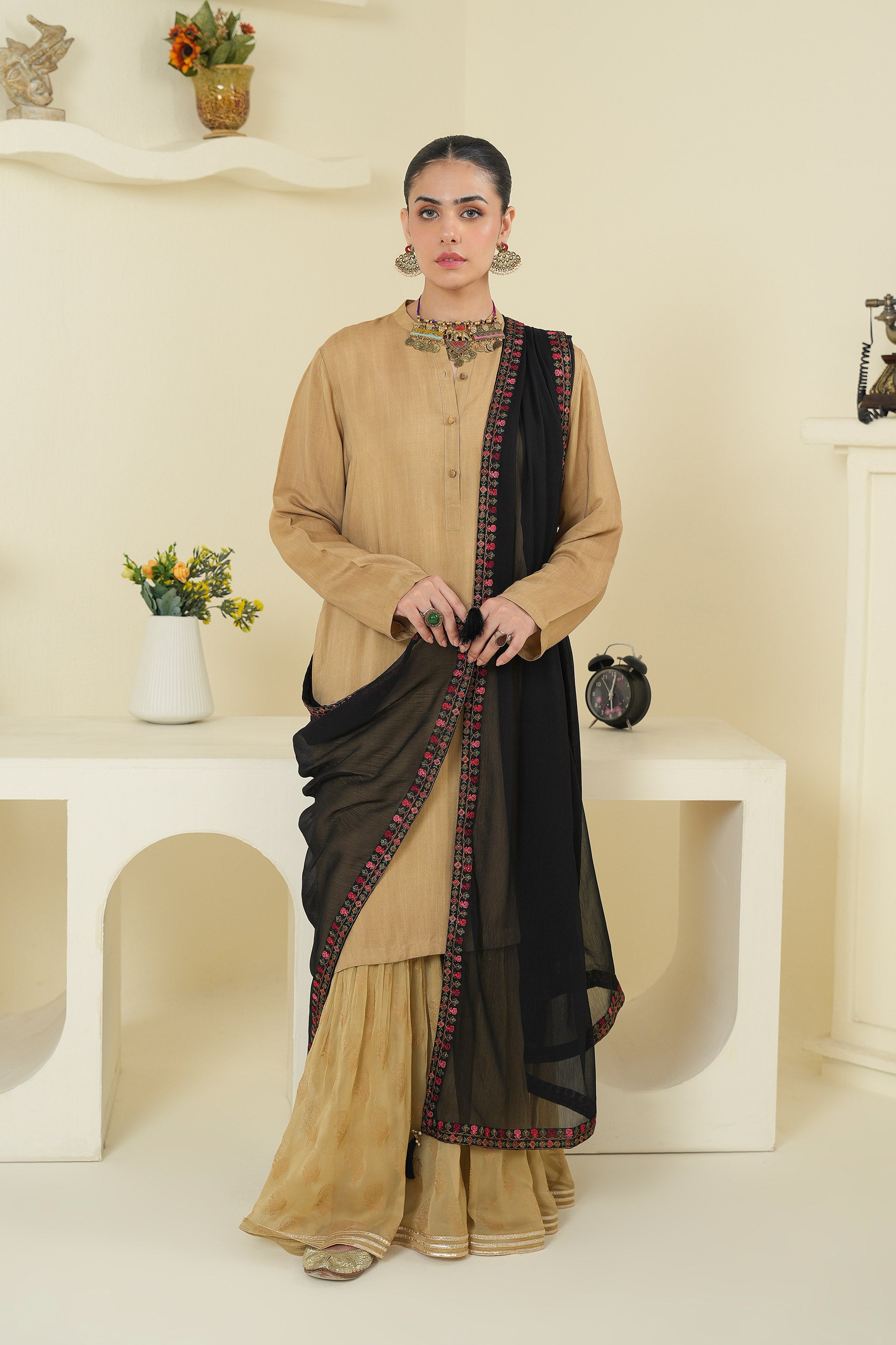 1 Piece Chiffon Dupatta (FZ0911)