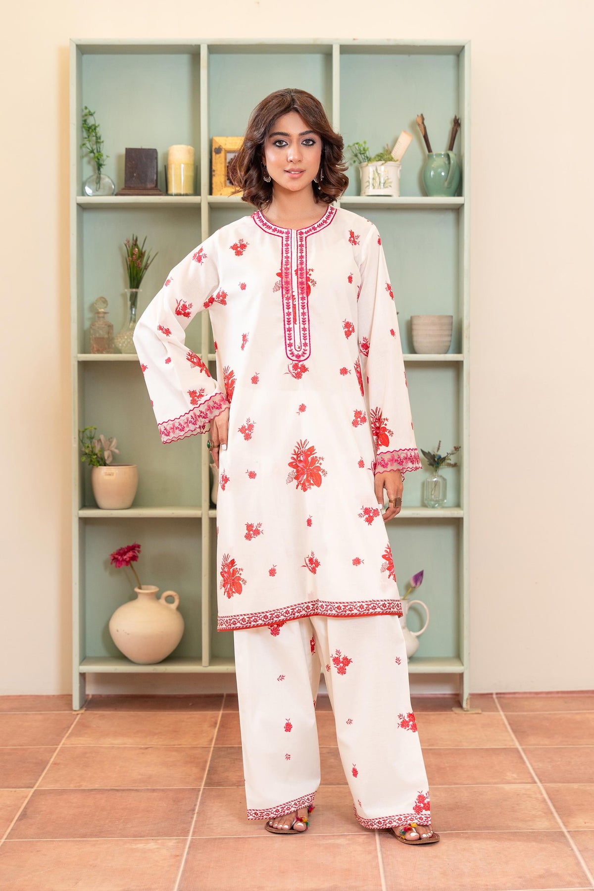 2 Piece Lawn Suit (TR1174)