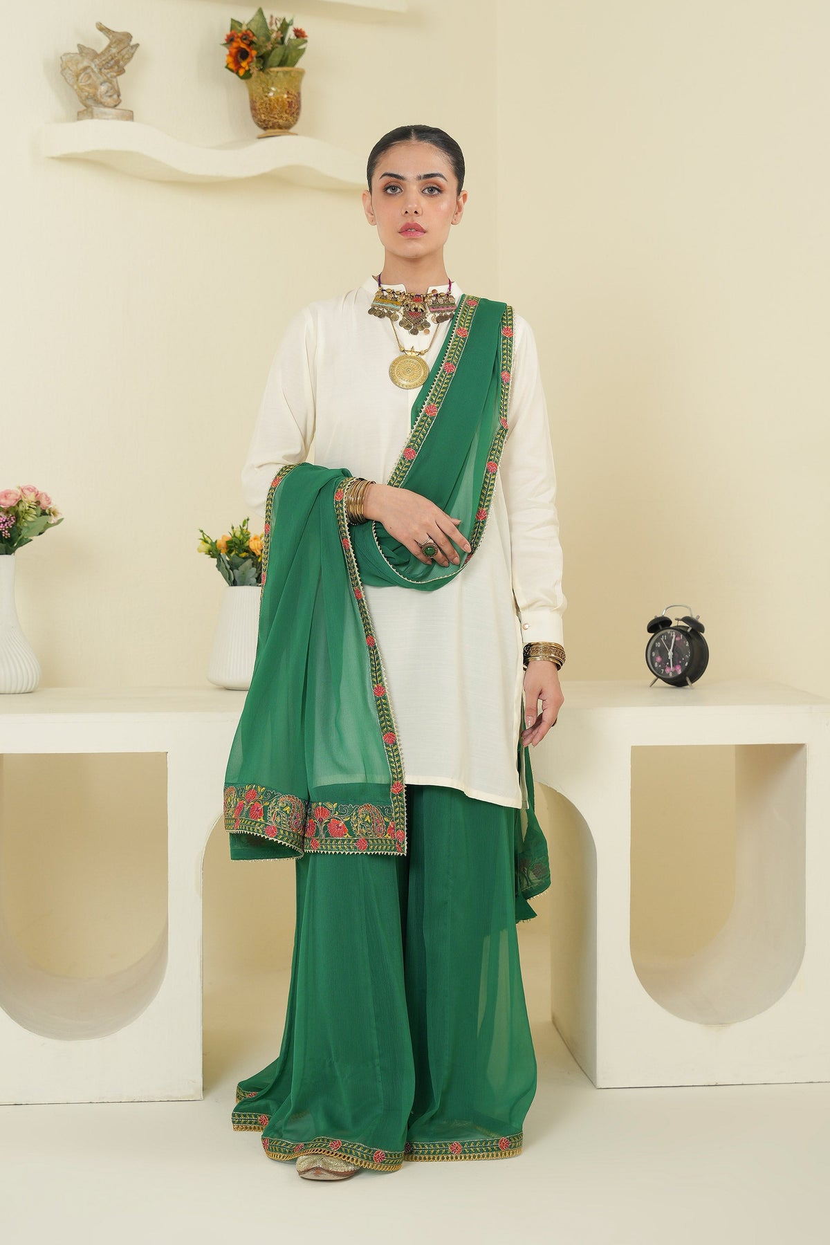 1 Piece Chiffon Dupatta (FZ0895)