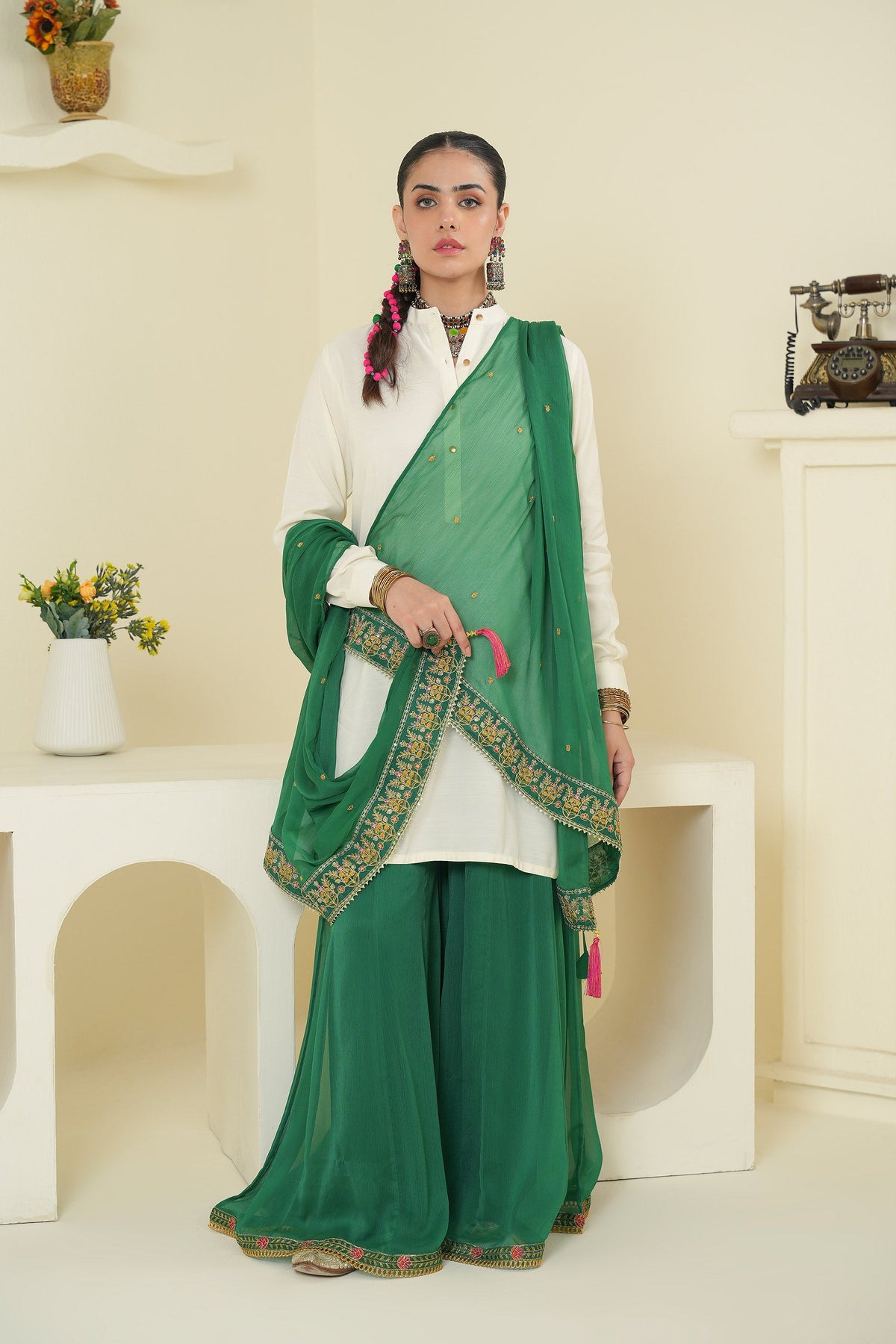 1 Piece Chiffon Dupatta (FZ0906)