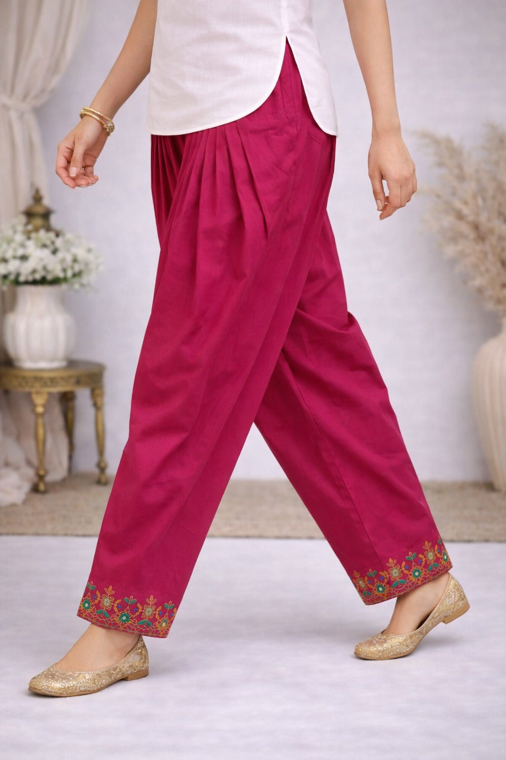 1 Piece Cambric Shalwar (CZ3342)