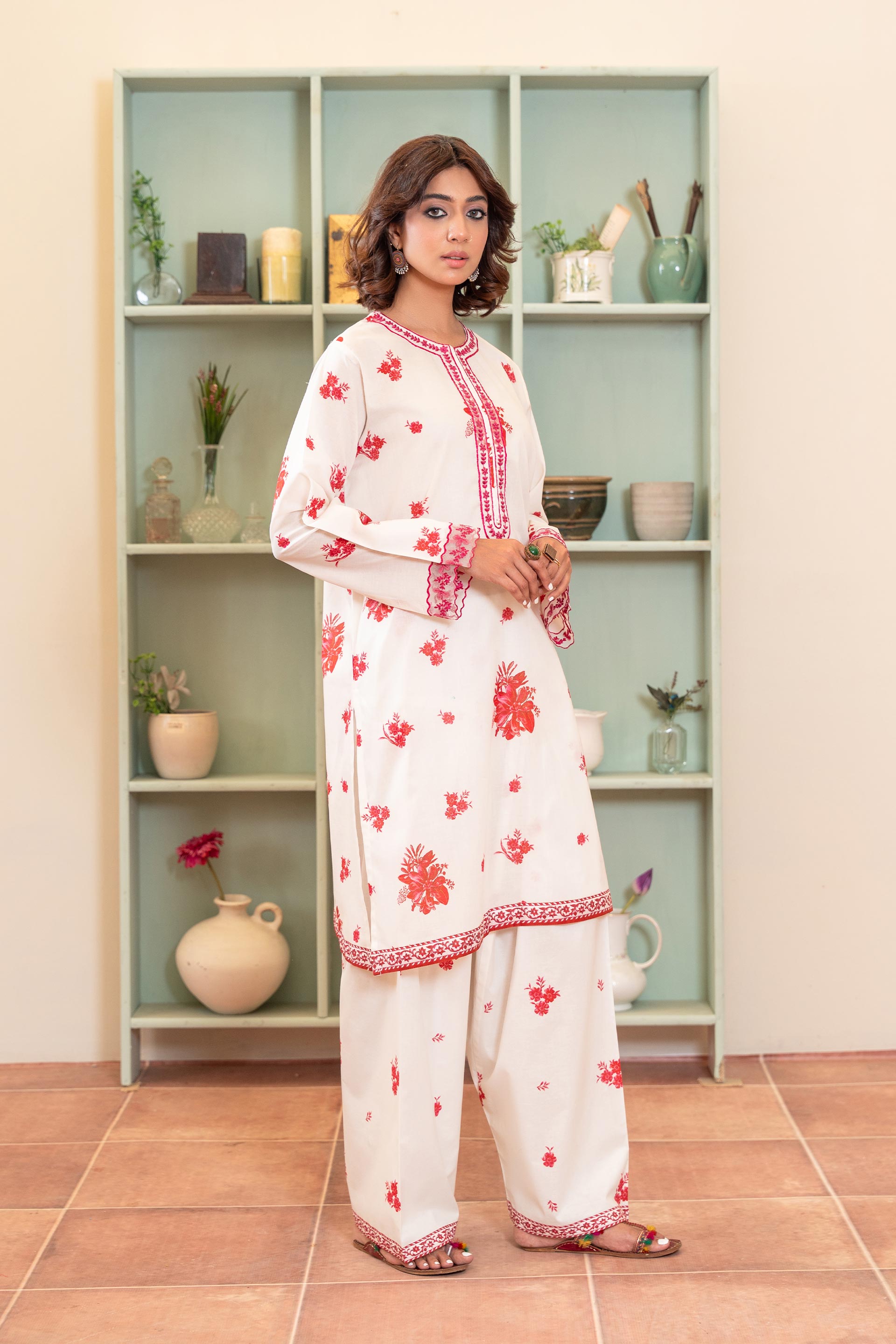 2 Piece Lawn Suit (TR1174)