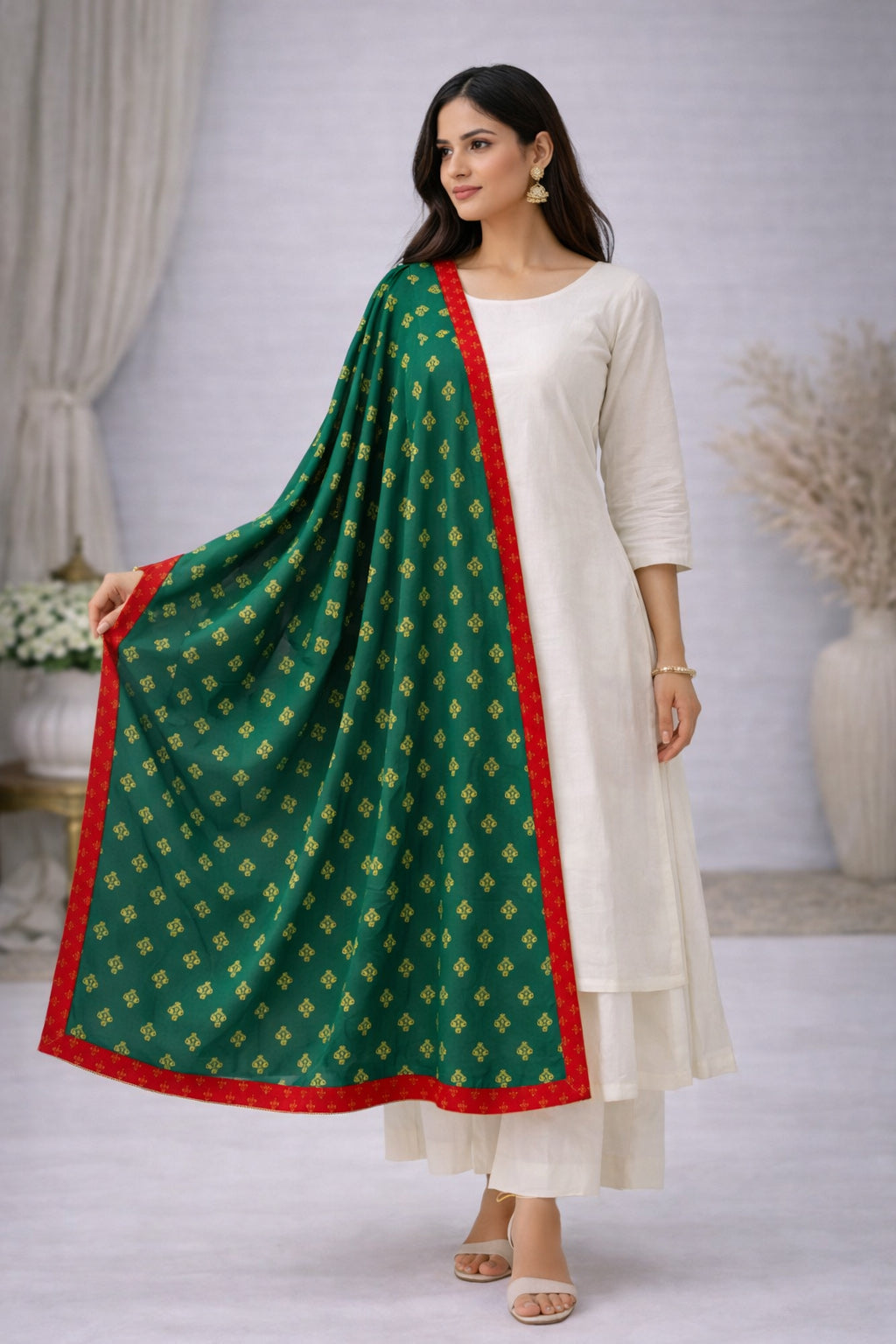 1 Piece Lawn Stole (CZ3336)