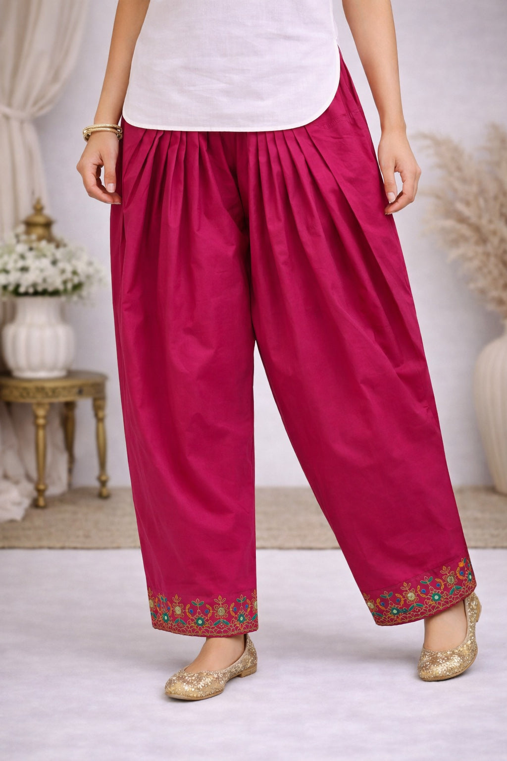 1 Piece Cambric Shalwar (CZ3342)