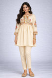 1 Piece Lawn Karandi Frock (CR3575)