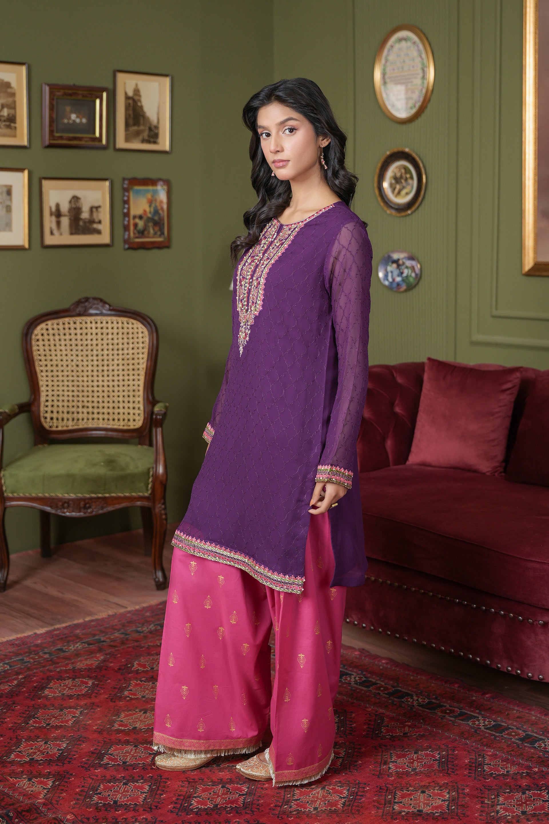 1 Piece Chiffon Top (FR1107)