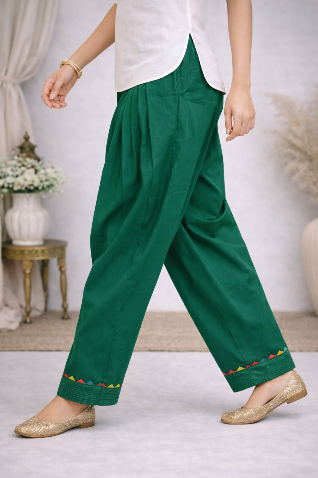 1 Piece Cambric Shalwar (CZ3341)