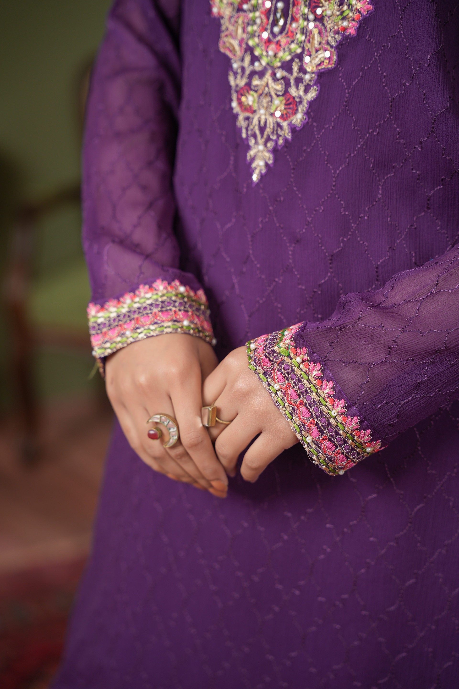 1 Piece Chiffon Top (FR1107)