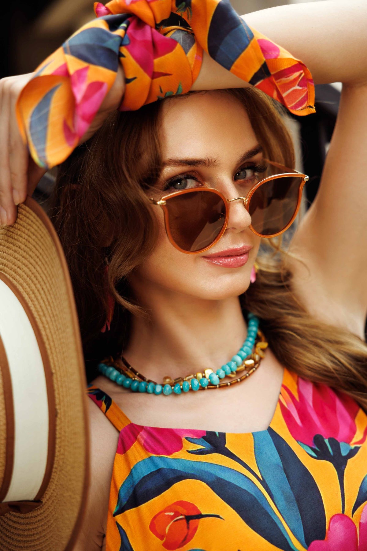 1 Piece Raw Silk Scarf (FZ0919)