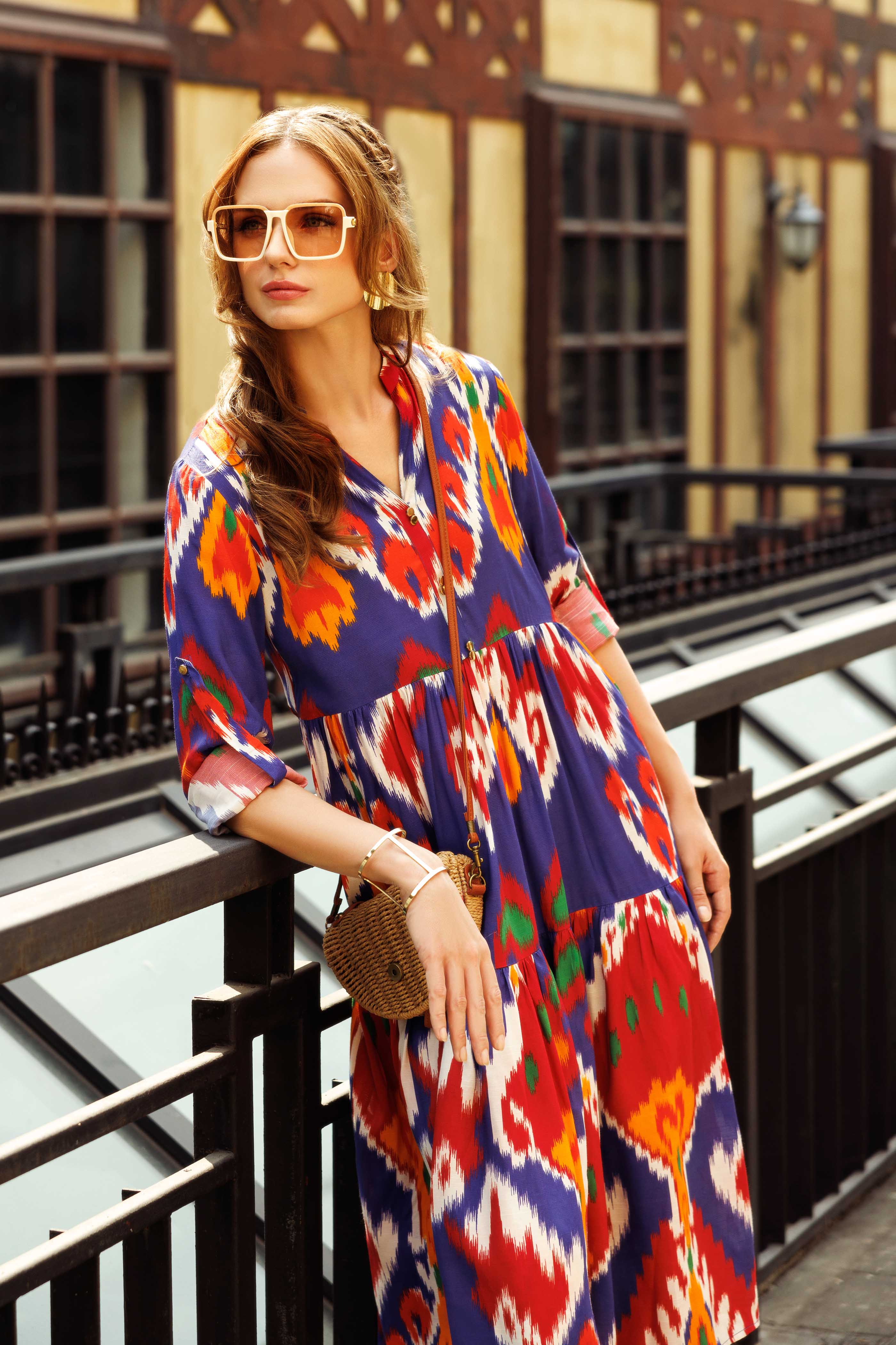1 Piece Raw Silk Frock (FR1051)