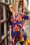 1 Piece Raw Silk Frock (FR1051)