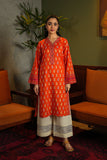 Red Ikat 4: 1 Piece Top in Multi Lawn (TR1102)