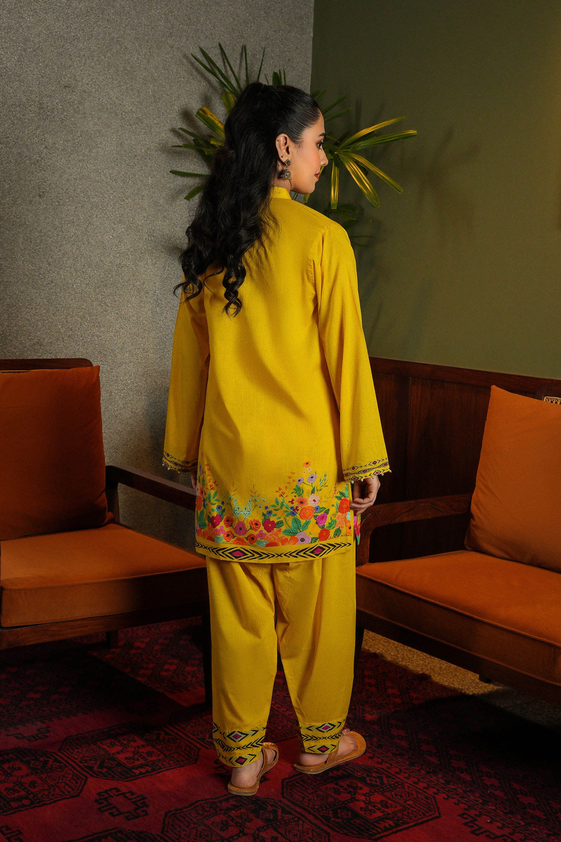 Mango Botanical: 2 Piece Suit in Multi Lawn (TR1110)