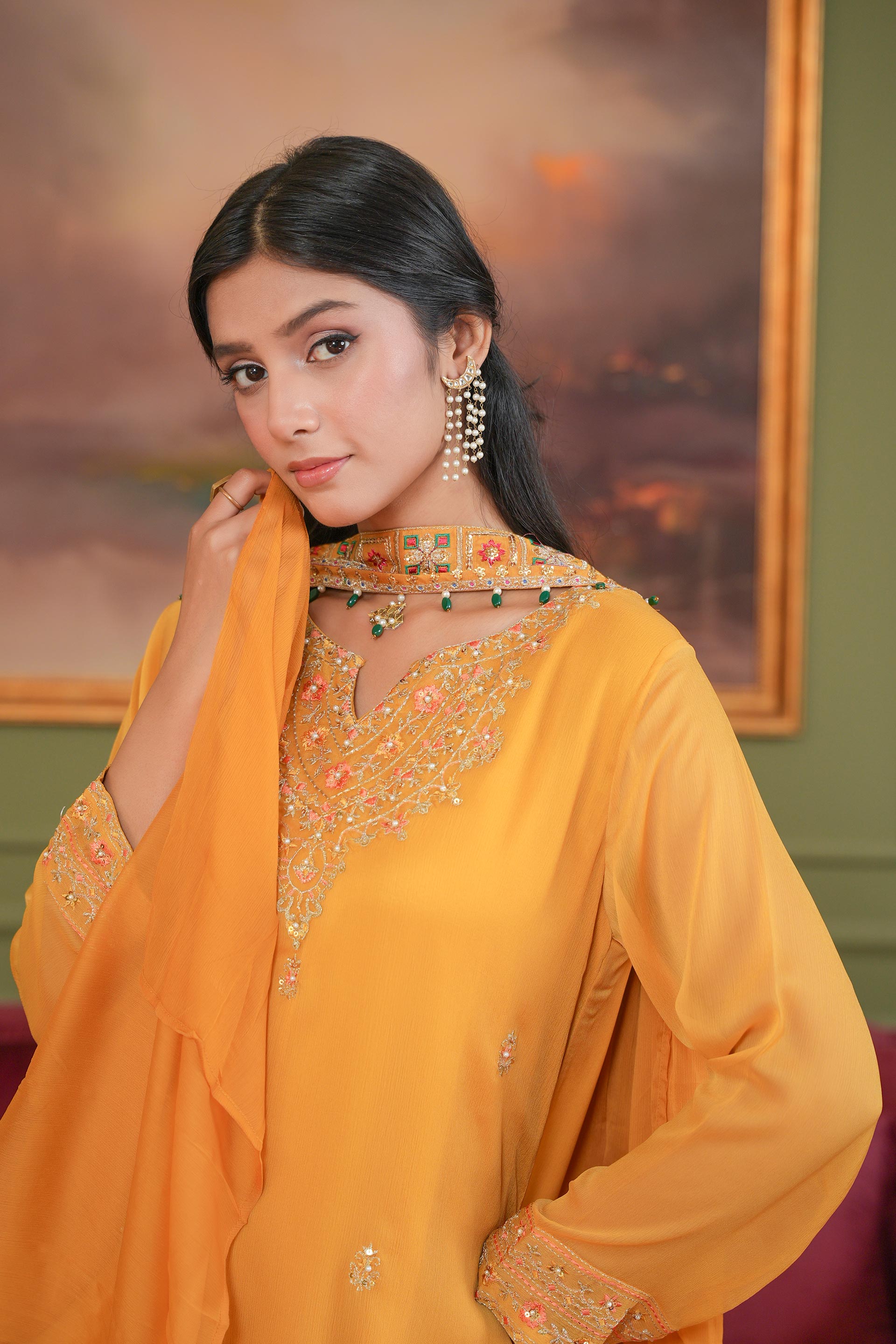 1 Piece Chiffon Dupatta (FZ0983)