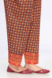 Sheesha Koti Shalwar in Multi coloured Printed Slub Khaddar fabric 3