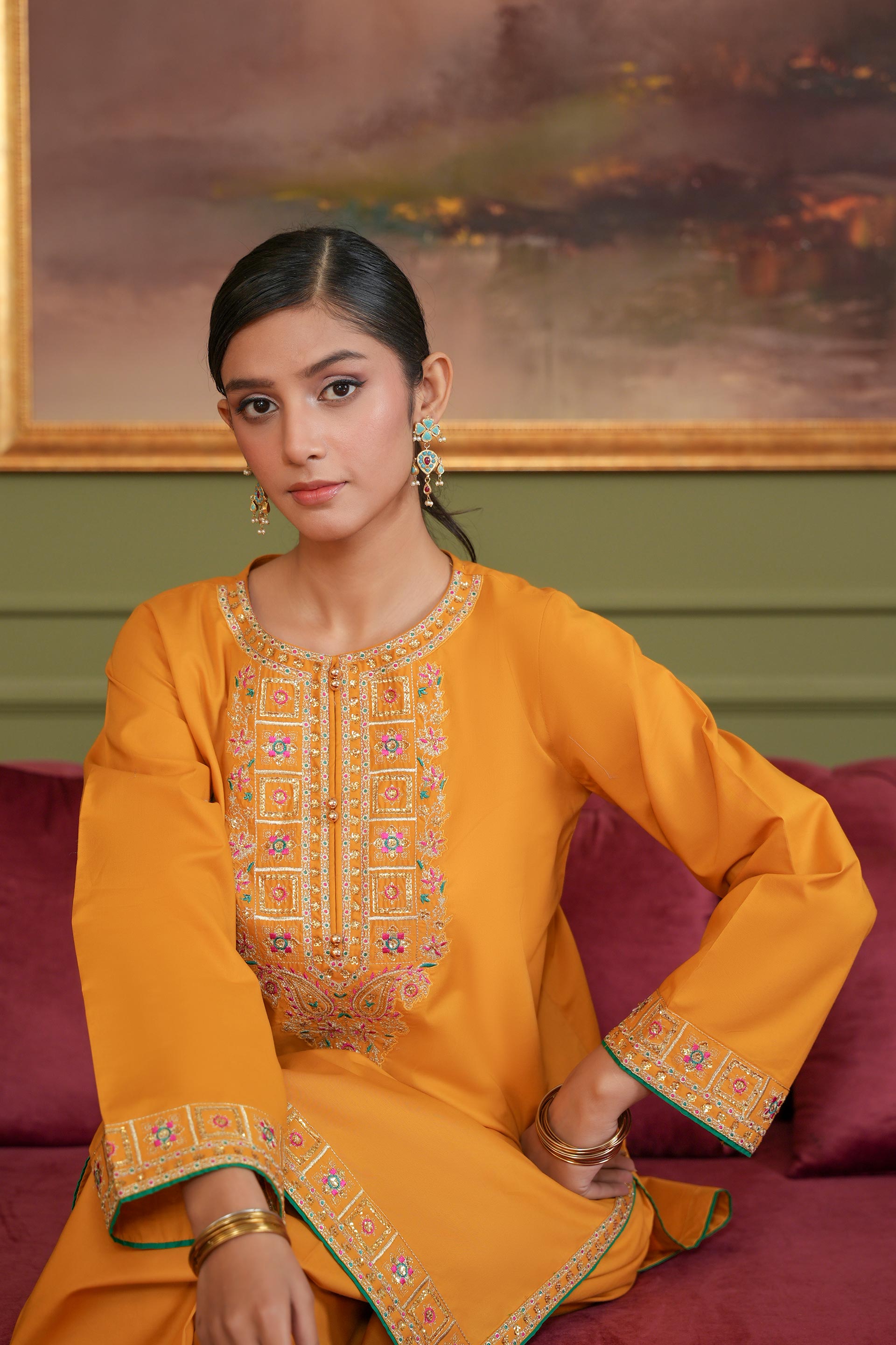 2 Piece Cambric Suit (CR3568)