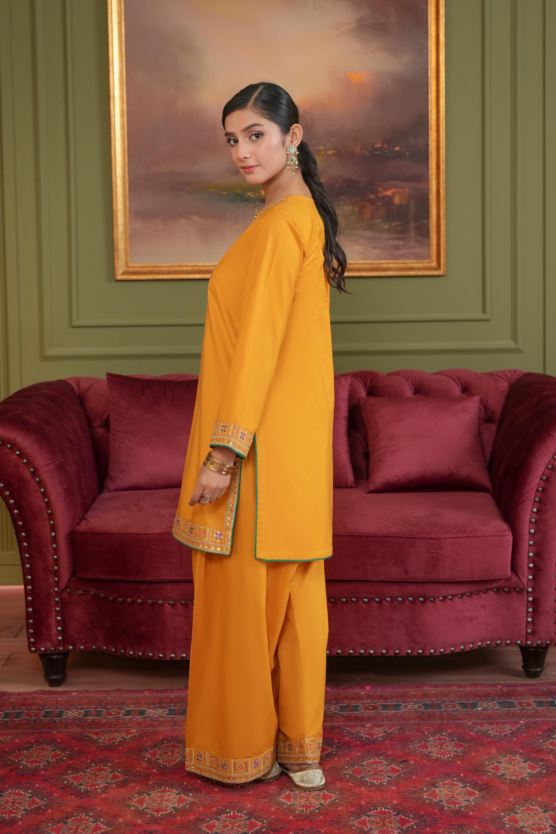 2 Piece Cambric Suit (CR3568)