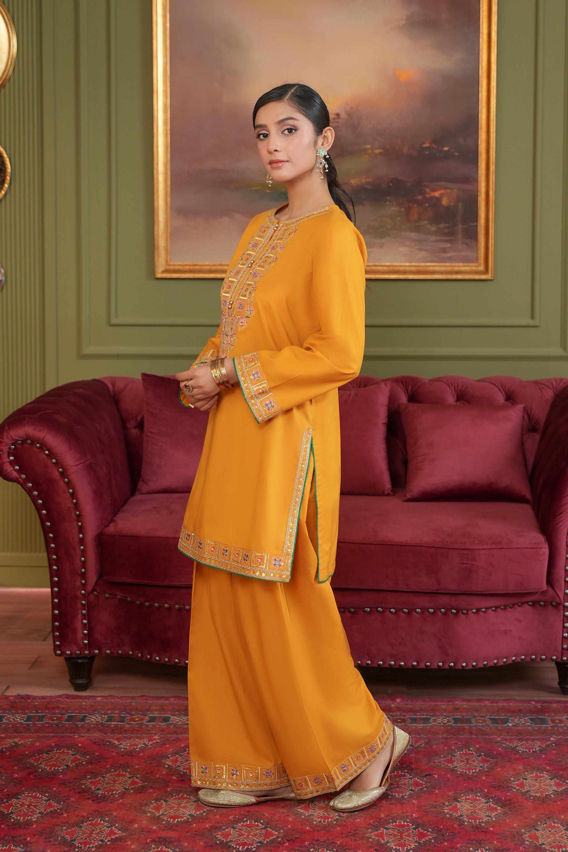 2 Piece Cambric Suit (CR3568)