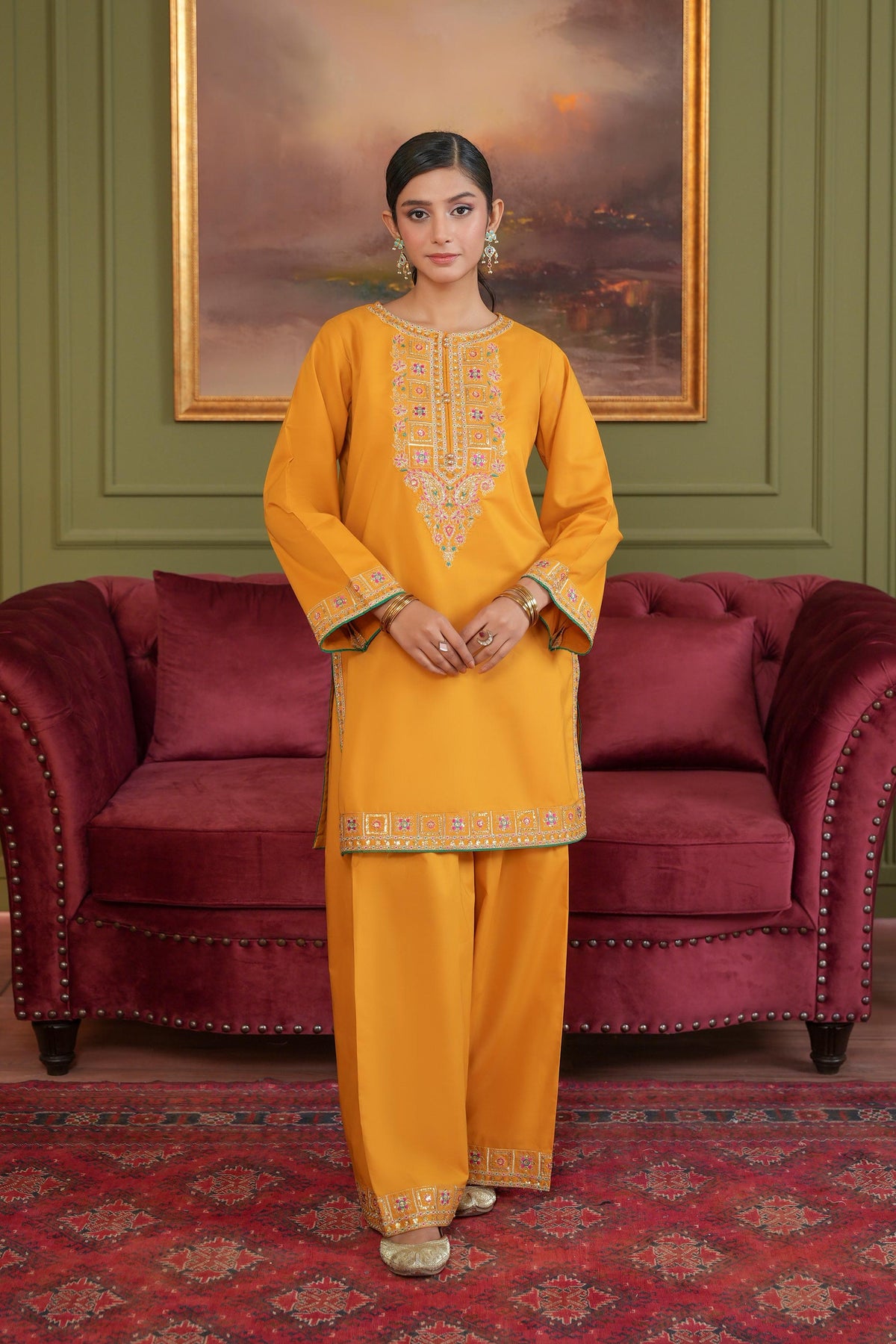 2 Piece Cambric Suit (CR3568)