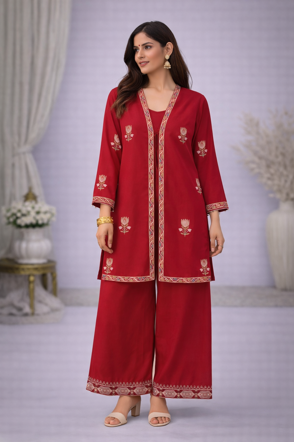 3 Piece Suit Cambric Suit (CR3565)