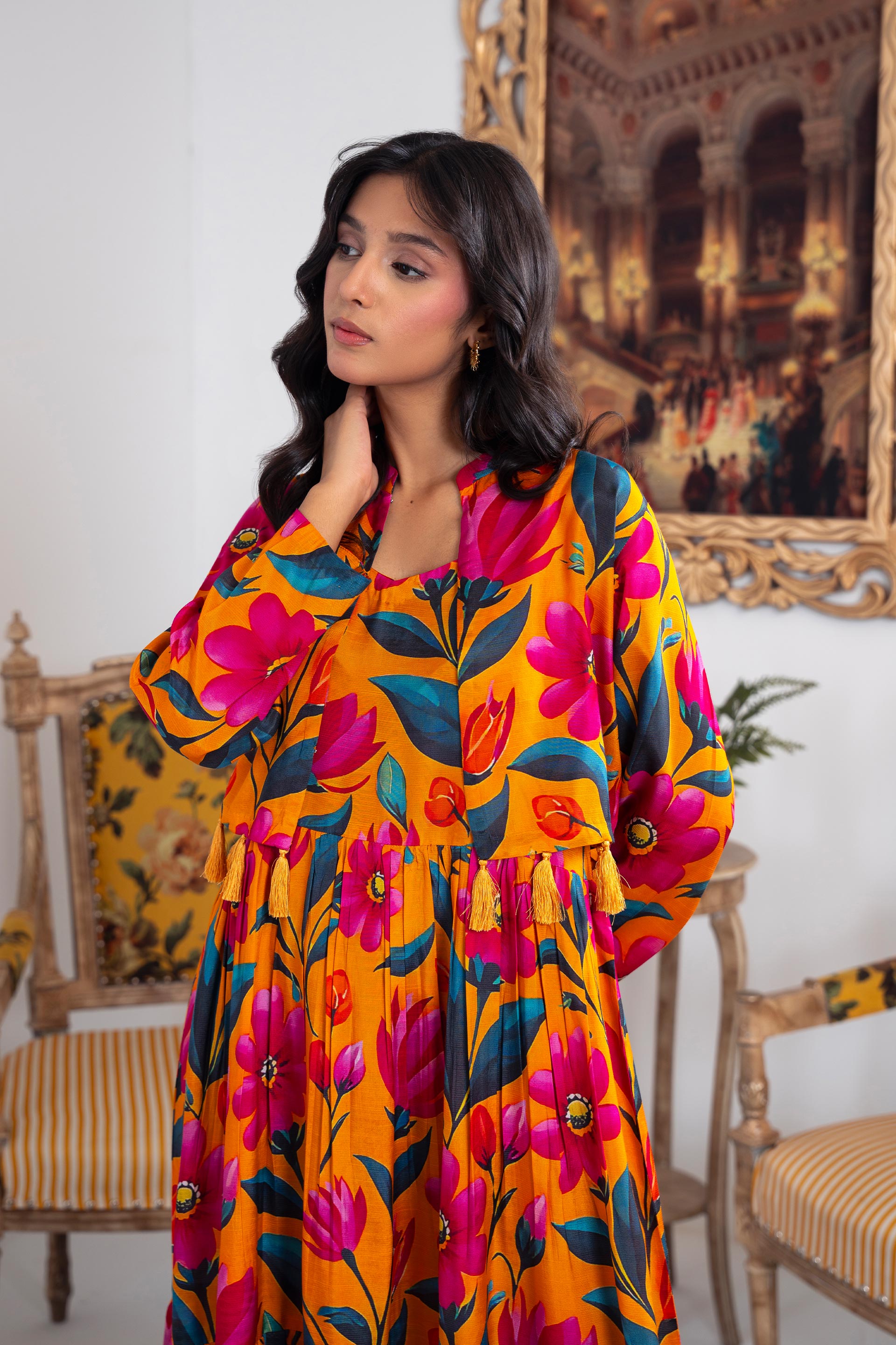 1 Piece Raw Silk Koti (FR1043)