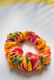 Floral Chunk in Multi coloured Pak Raw Silk Printed fabric 2