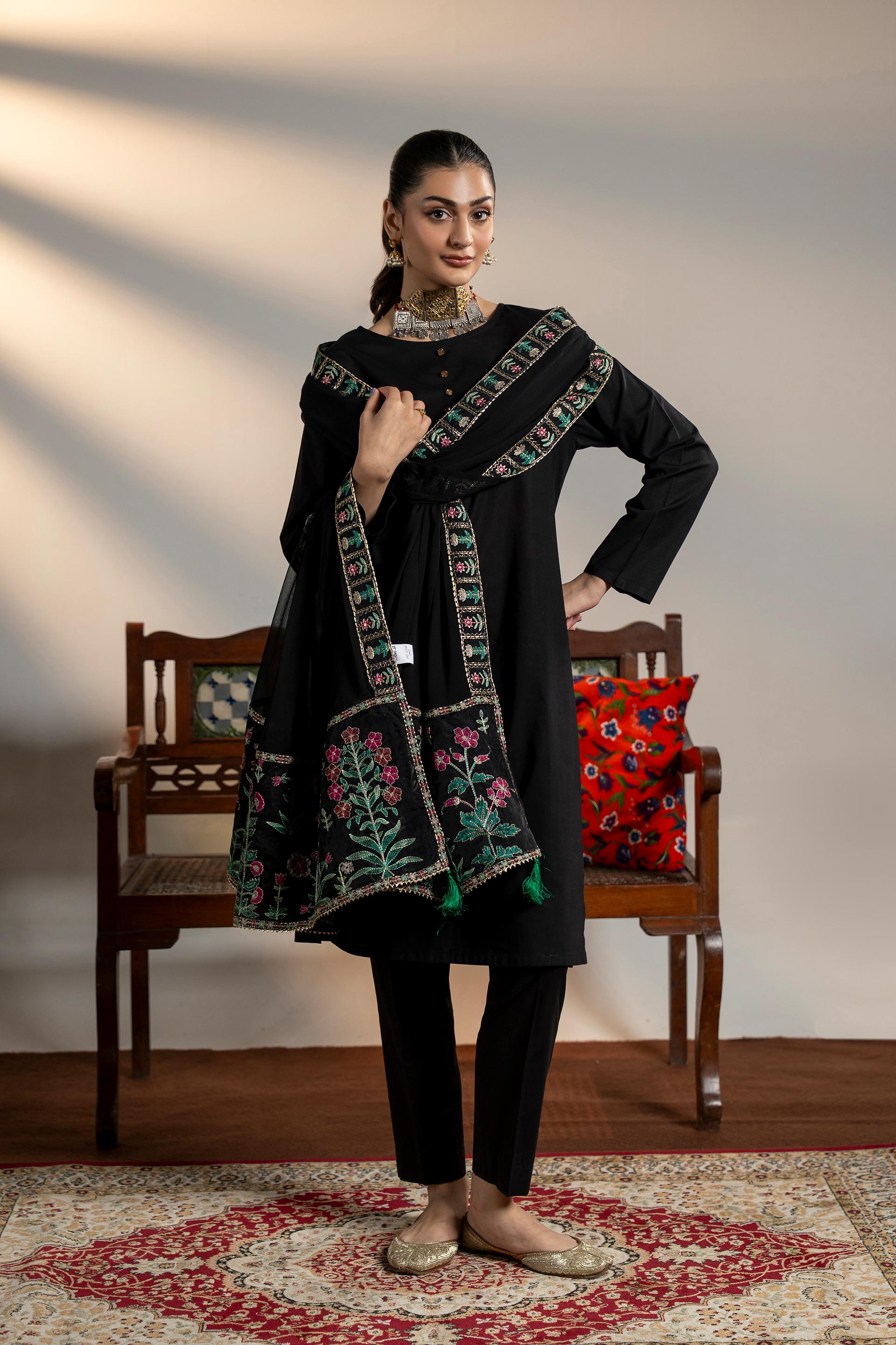 1 Piece Chiffon Dupatta (FZ0961)