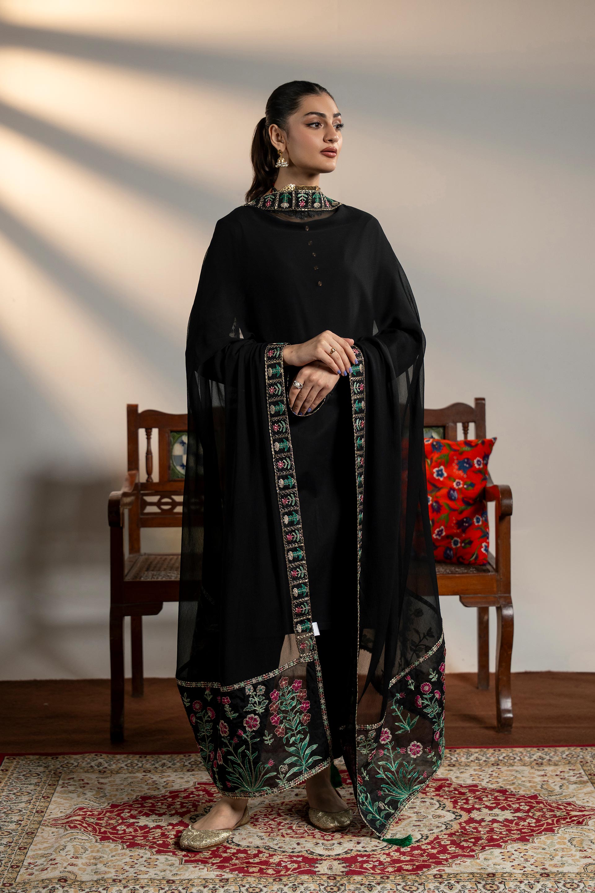 1 Piece Chiffon Dupatta (FZ0961)