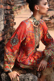 Red Carpet 2 in Multi coloured Pak Raw Silk fabric 4