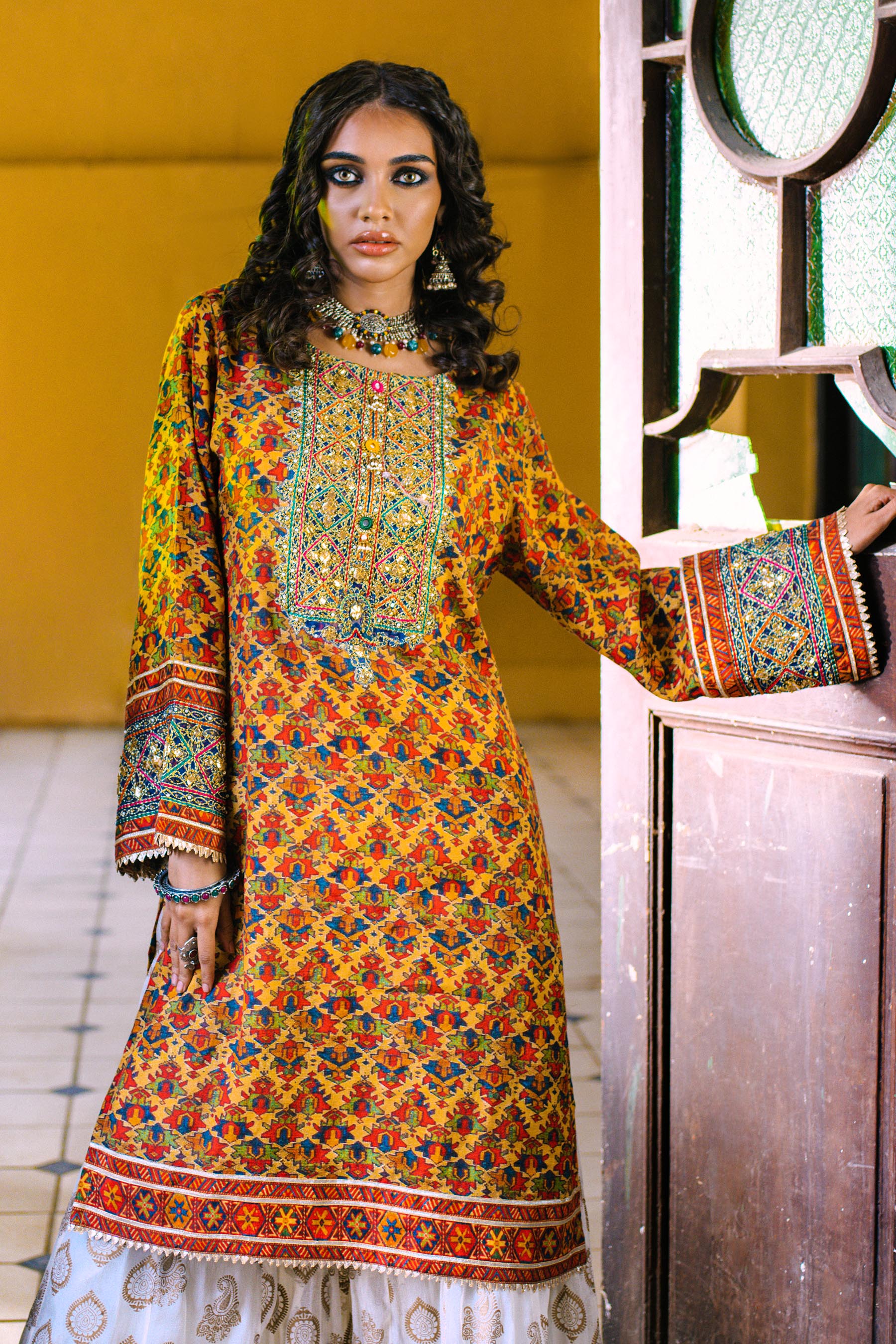 1 Piece Raw Silk Top (FR0665)