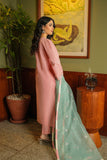 Rashmil: 3 Piece Suit Suit in Peach Pink Cambric (CP0001)